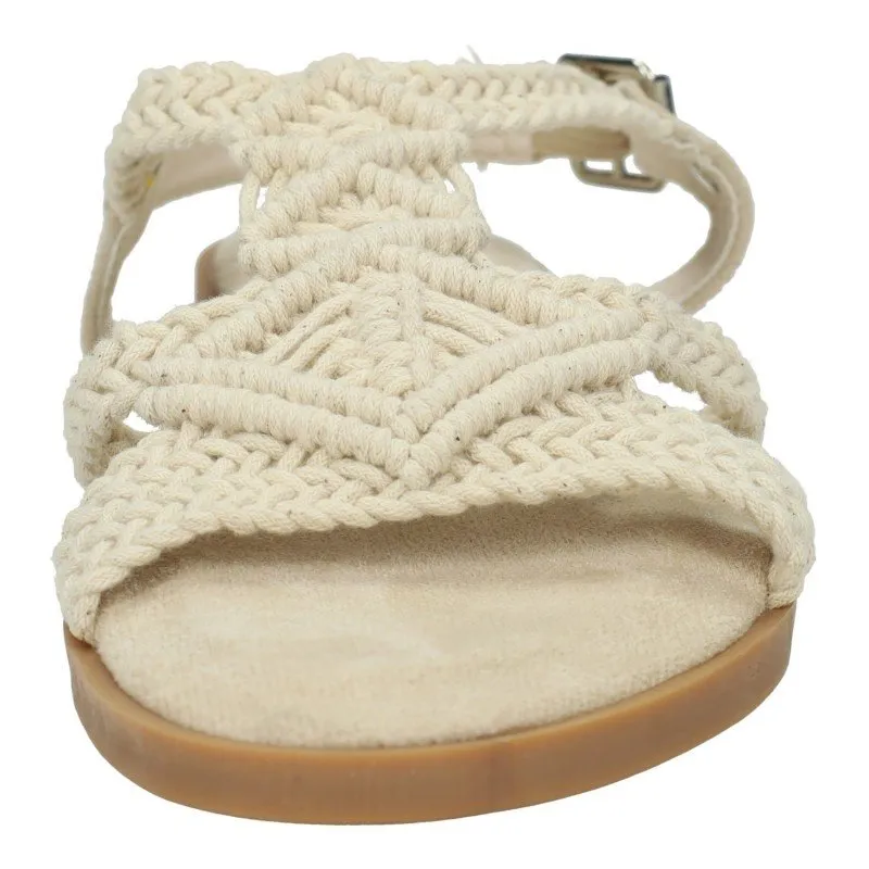 10021 Sandalias Crochet color BEIGE