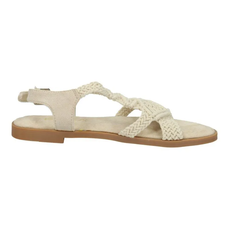 10021 Sandalias Crochet color BEIGE