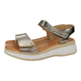 5411 Sandalias de piel color CAVA