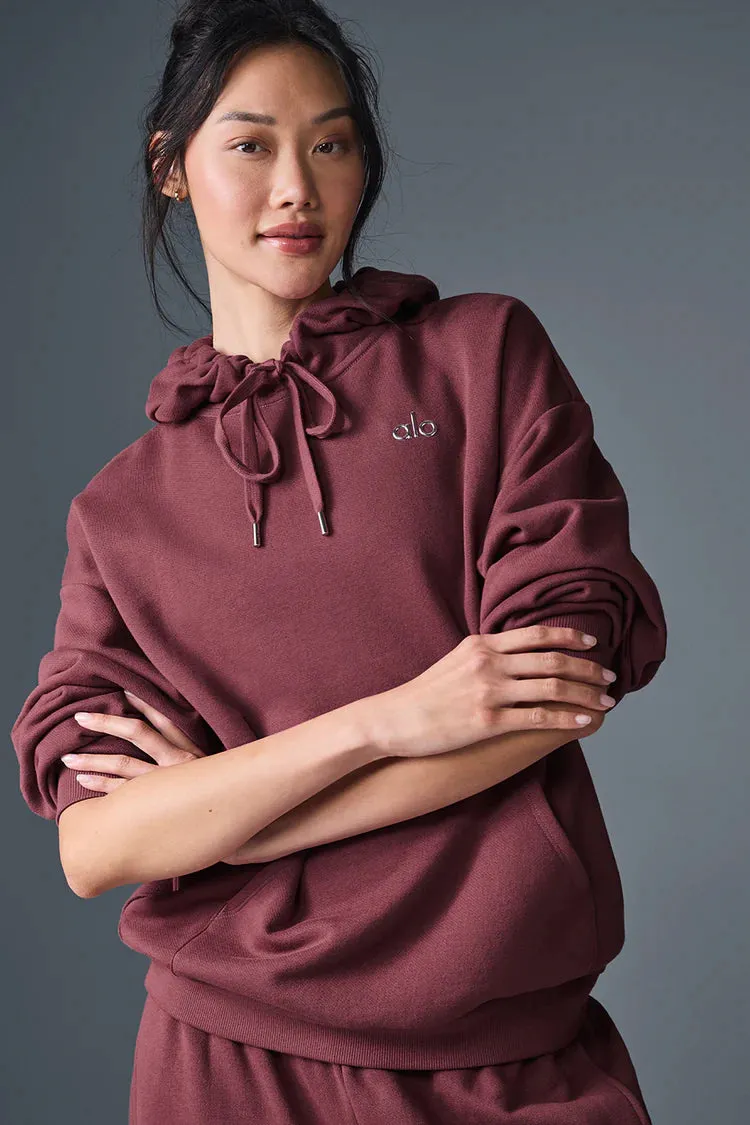 Accolade Hoodie - Burgundy Truffle