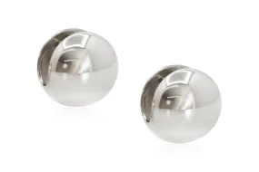 Aretes Pure elegance SPHERE - Oro 18k blanco - shine