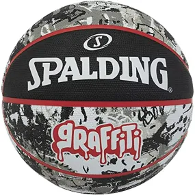 Balón Básquetbol Spalding Graffiti N°7 Negro