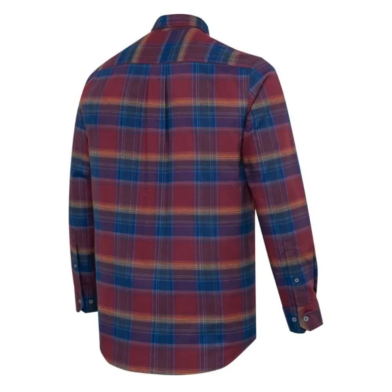 Beretta Camisa de franela cadet Burgundy Check