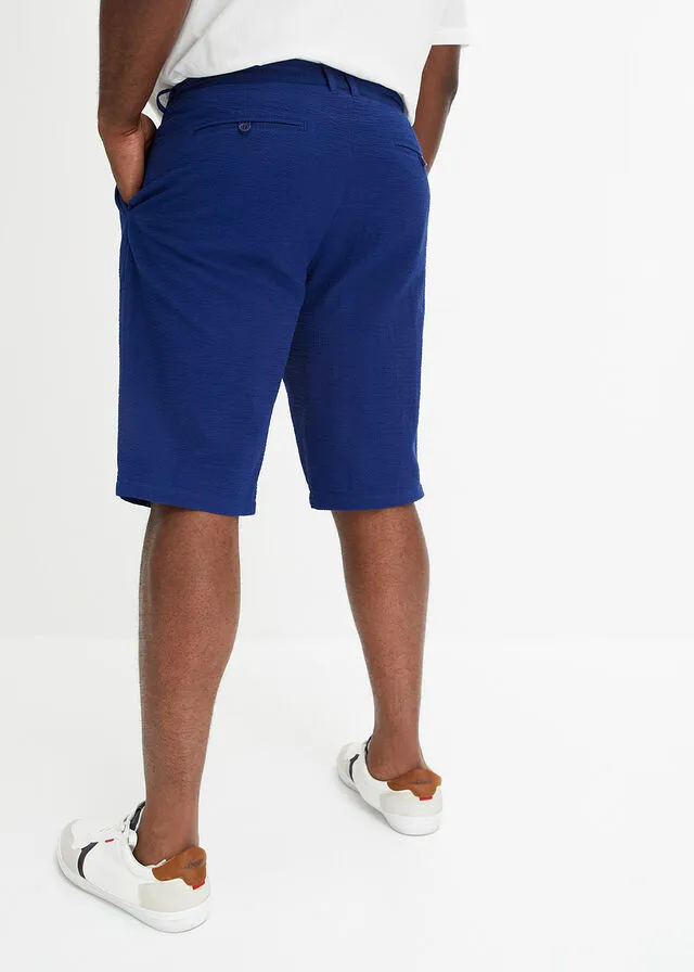 Bermuda tipo chino Azul oxford