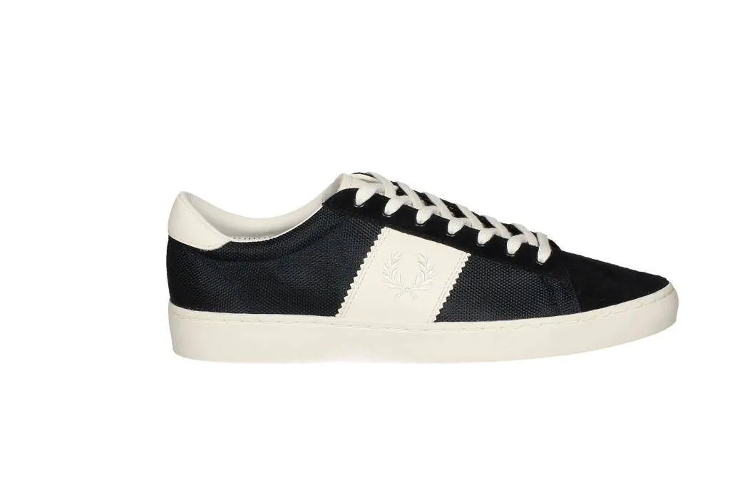 Blucher Nobuck/rejilla Azul Lados y Piso Blanco