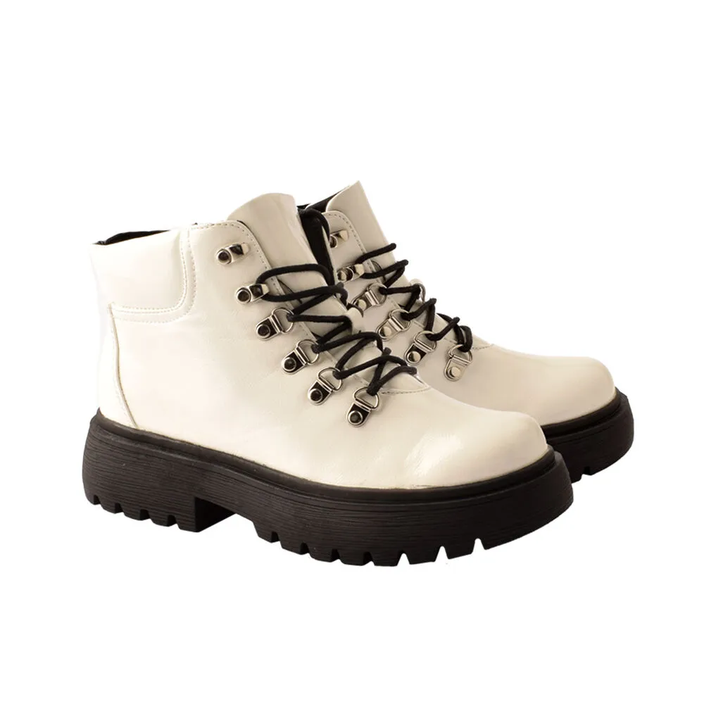 Botin Idoya Blanco Weide