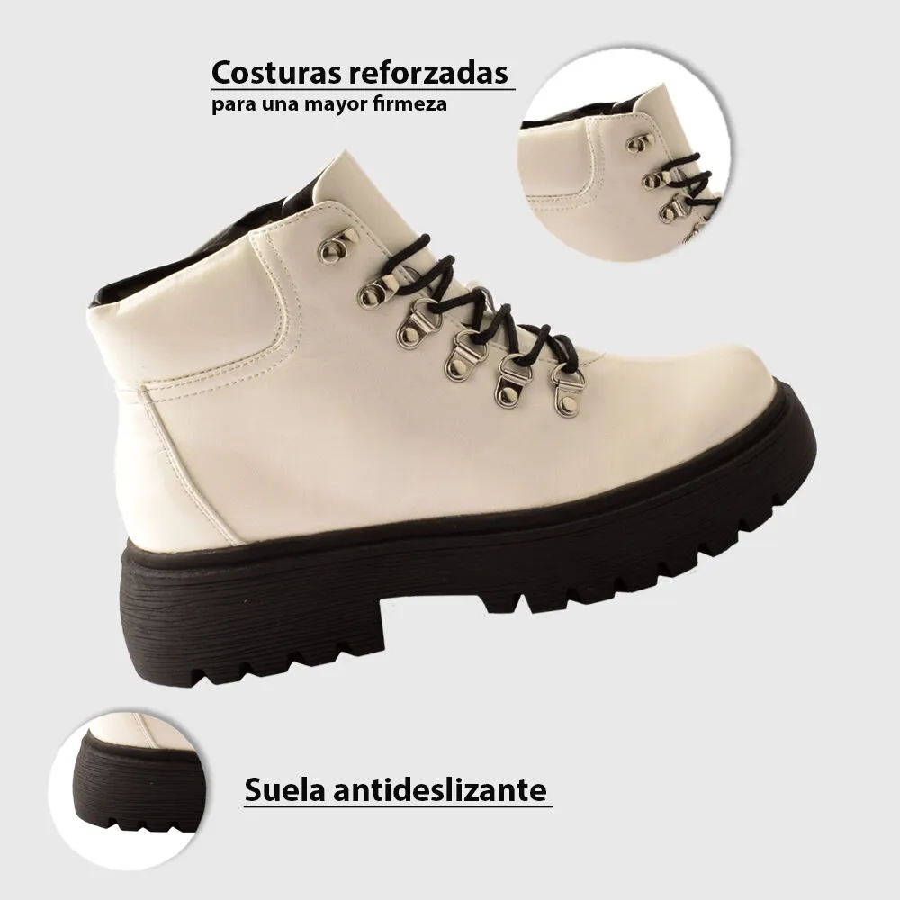 Botin Idoya Blanco Weide