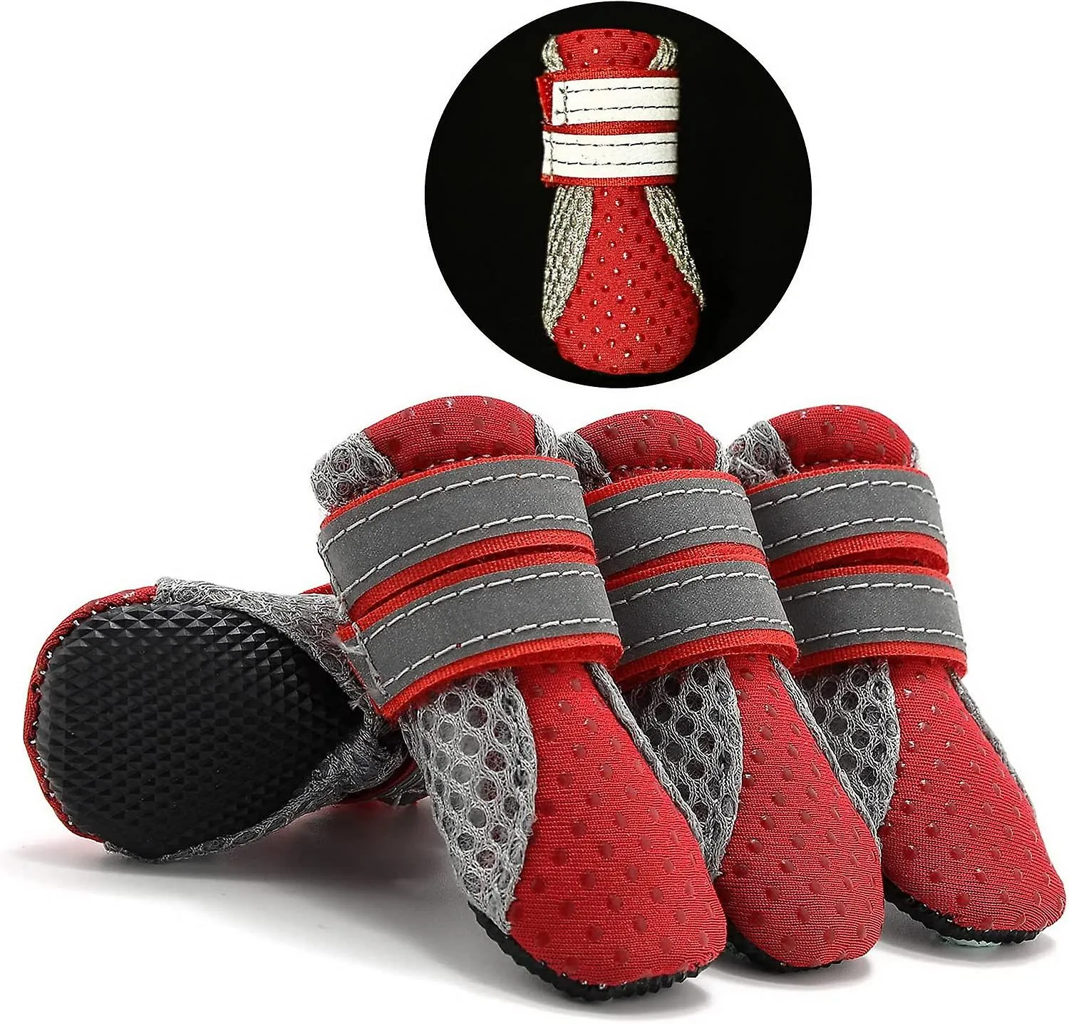 Bottes D't Antidrapantes Pour Petit Chien Rglables Rflchissantes Chaussons Pour Chiens Chiot Chat Chaussures Pour La Protect