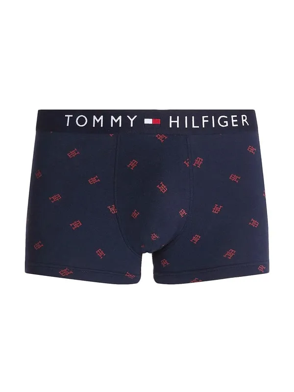 Boxer Tommy Hilfiger Organic Cotton TH Monogram en marino