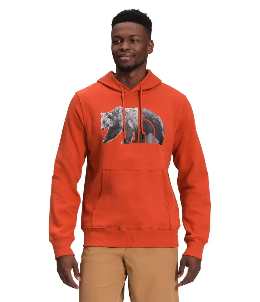 Buzo Tnf Bear Pullover Naranja Hombre The North Face