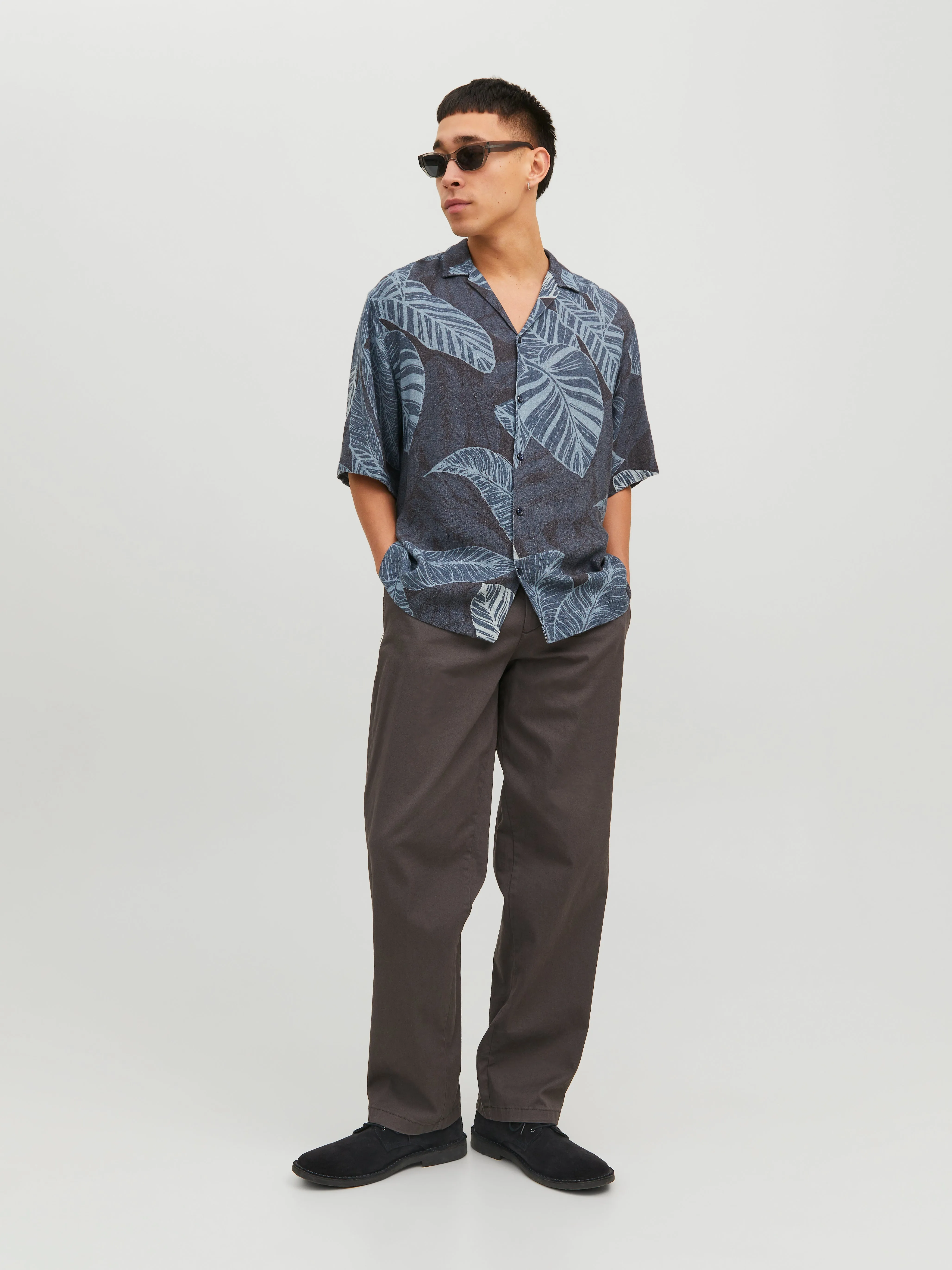 Camisa estilo resort Corte regular | Azul oscuro | Jack & Jones®