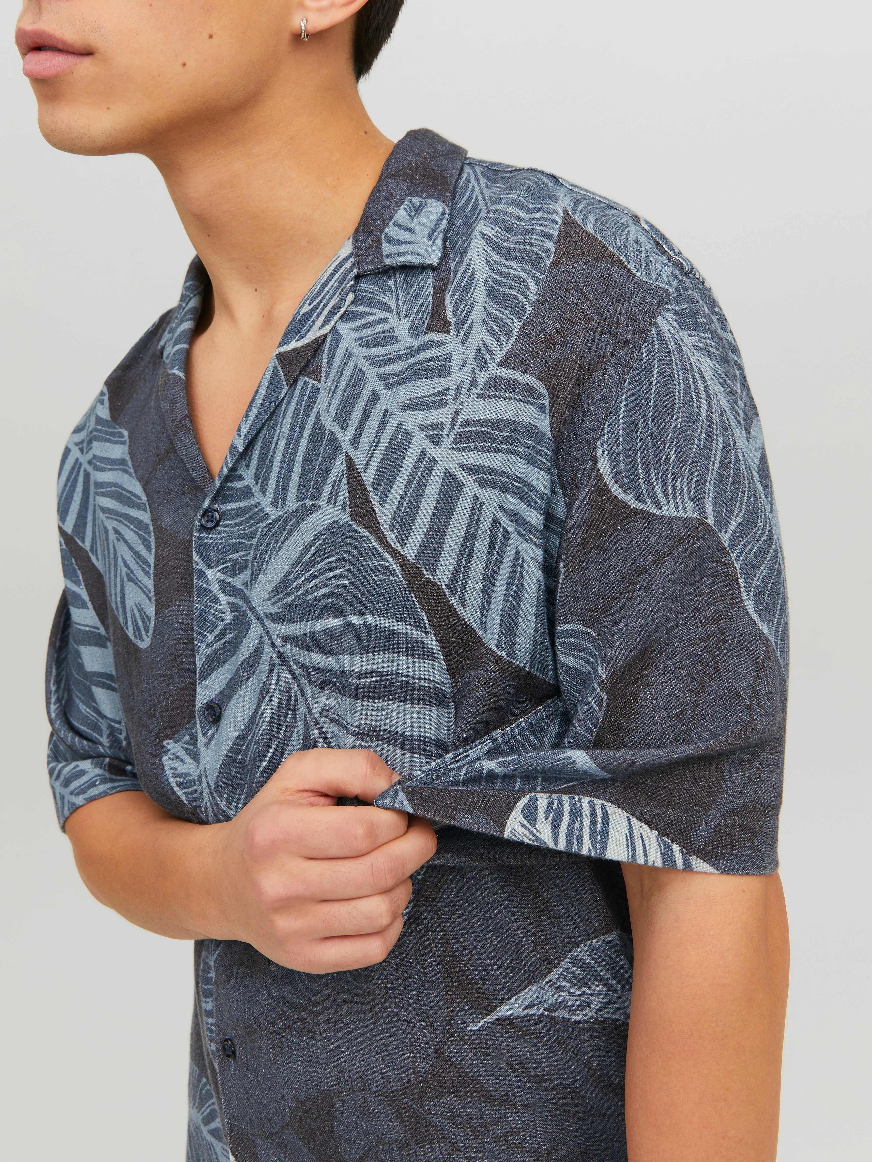 Camisa estilo resort Corte regular | Azul oscuro | Jack & Jones®