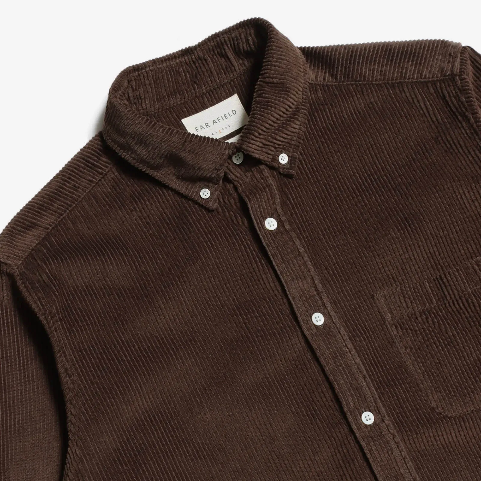 Camisa Far Afield Mod Button Down L/S Shirt Brown