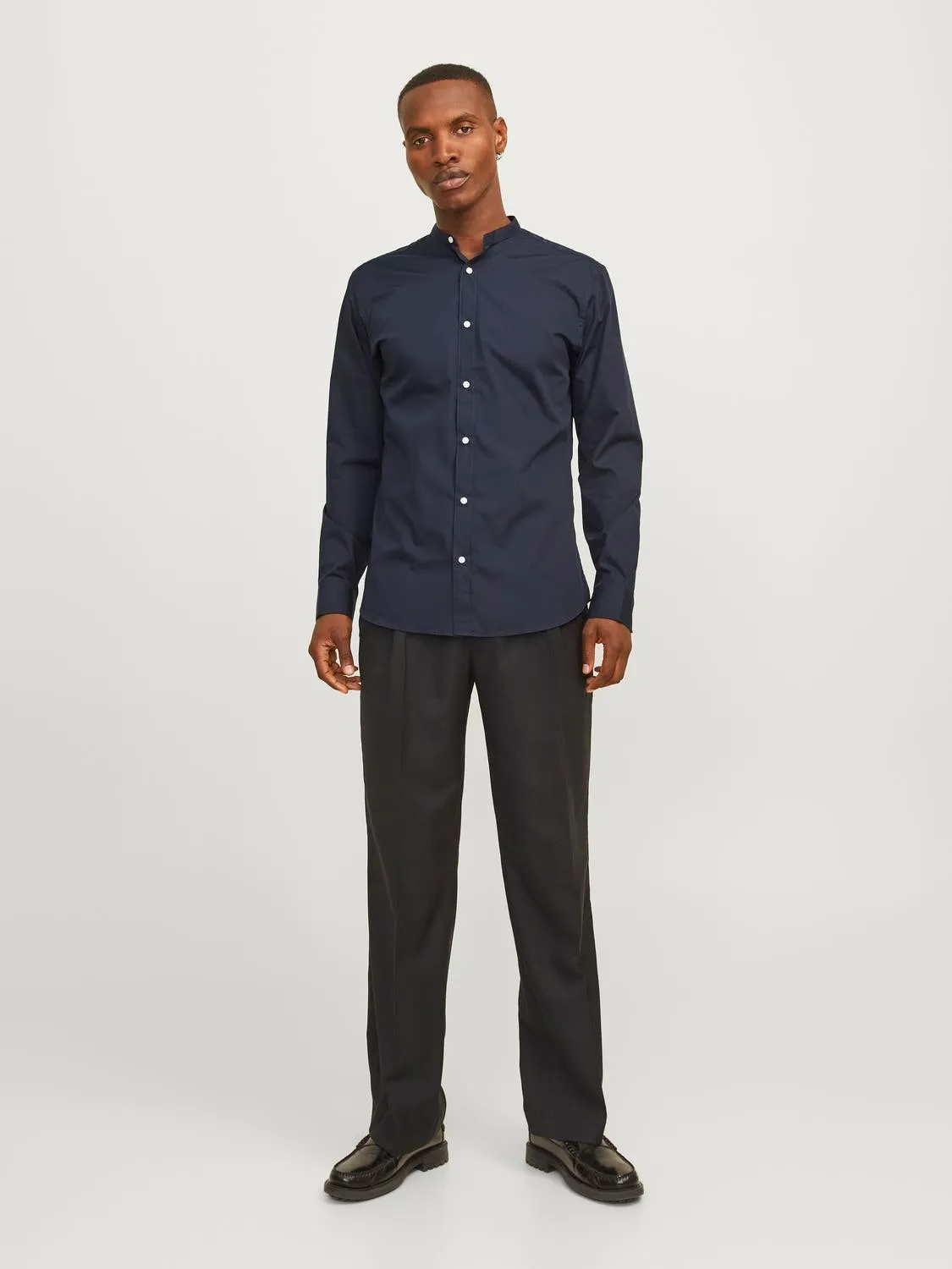 Camisa informal Corte slim | Azul oscuro | Jack & Jones®