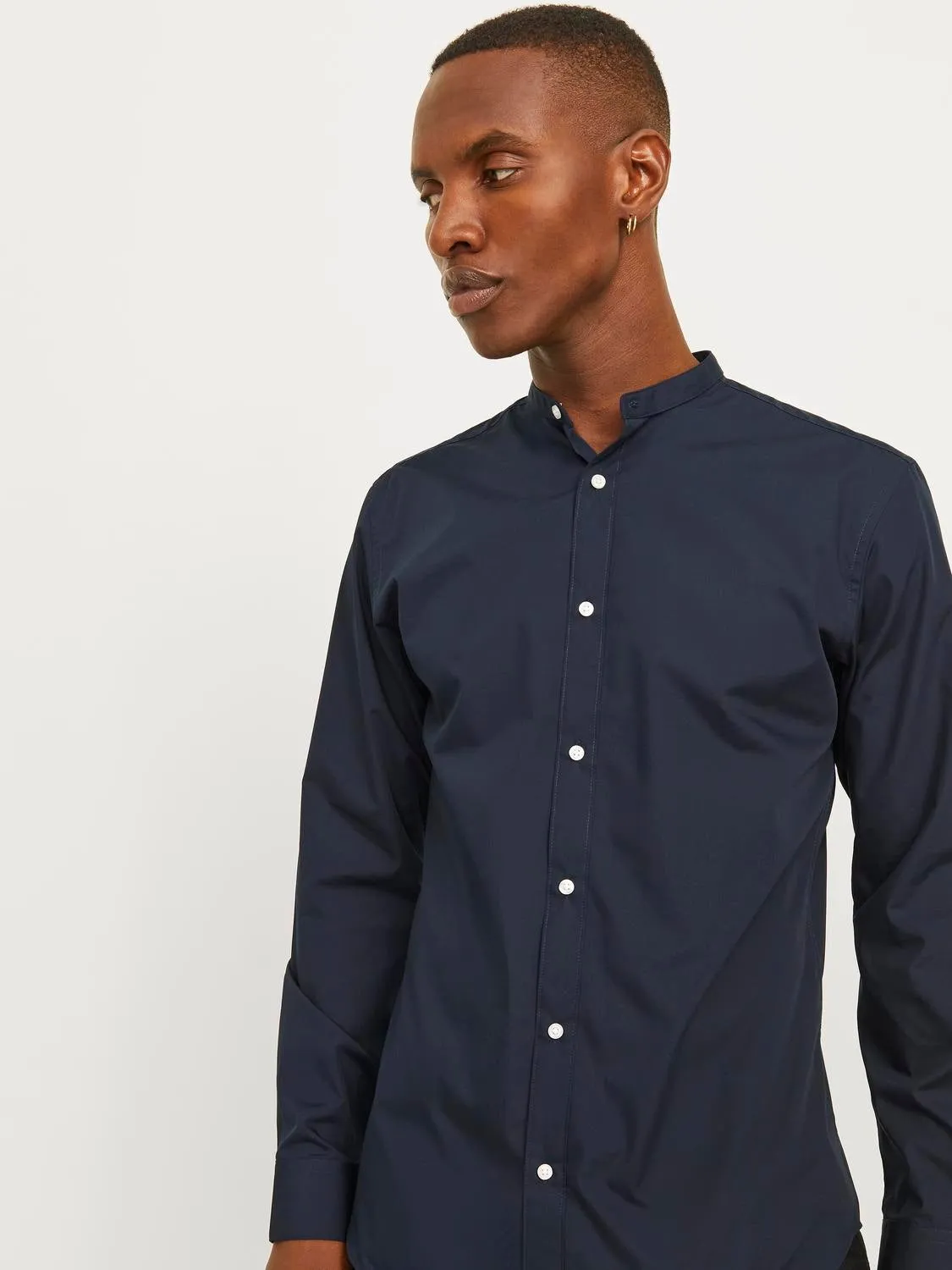 Camisa informal Corte slim | Azul oscuro | Jack & Jones®