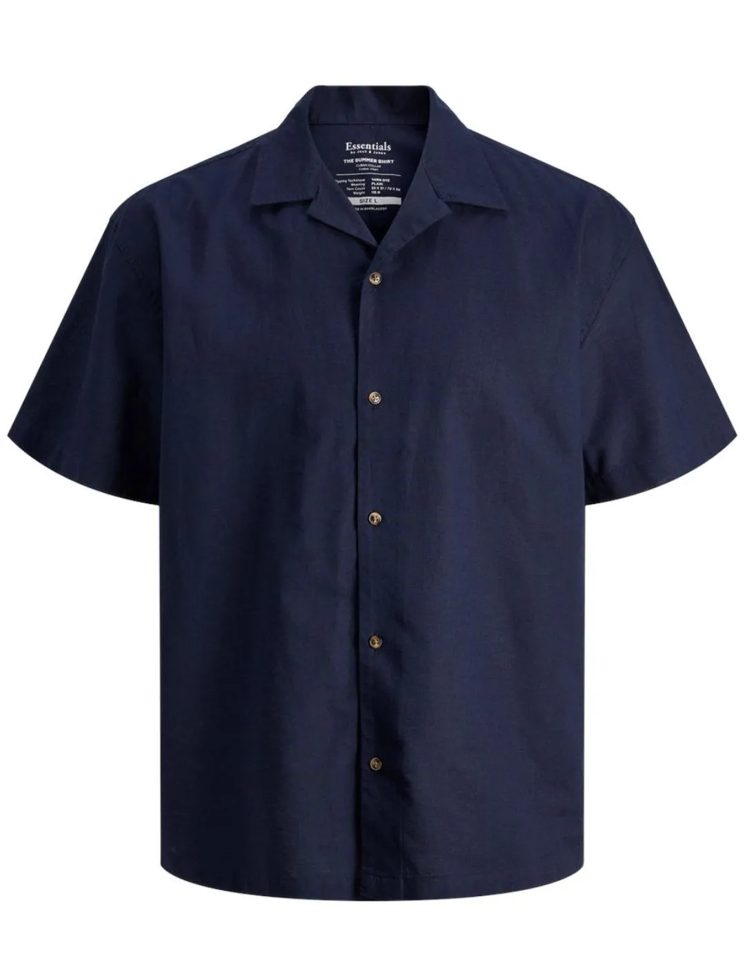 Camisa Jack&Jones Summer marino manga corta para hombre