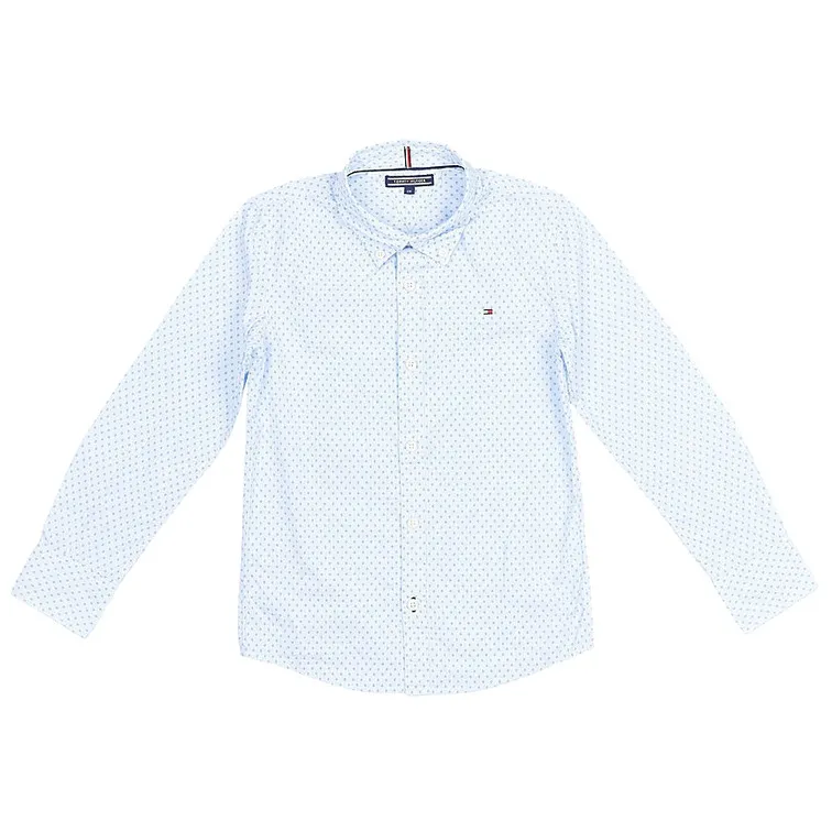 CAMISA NIÑO TH AME MINI PATTERN Y/D CHK SHIRT