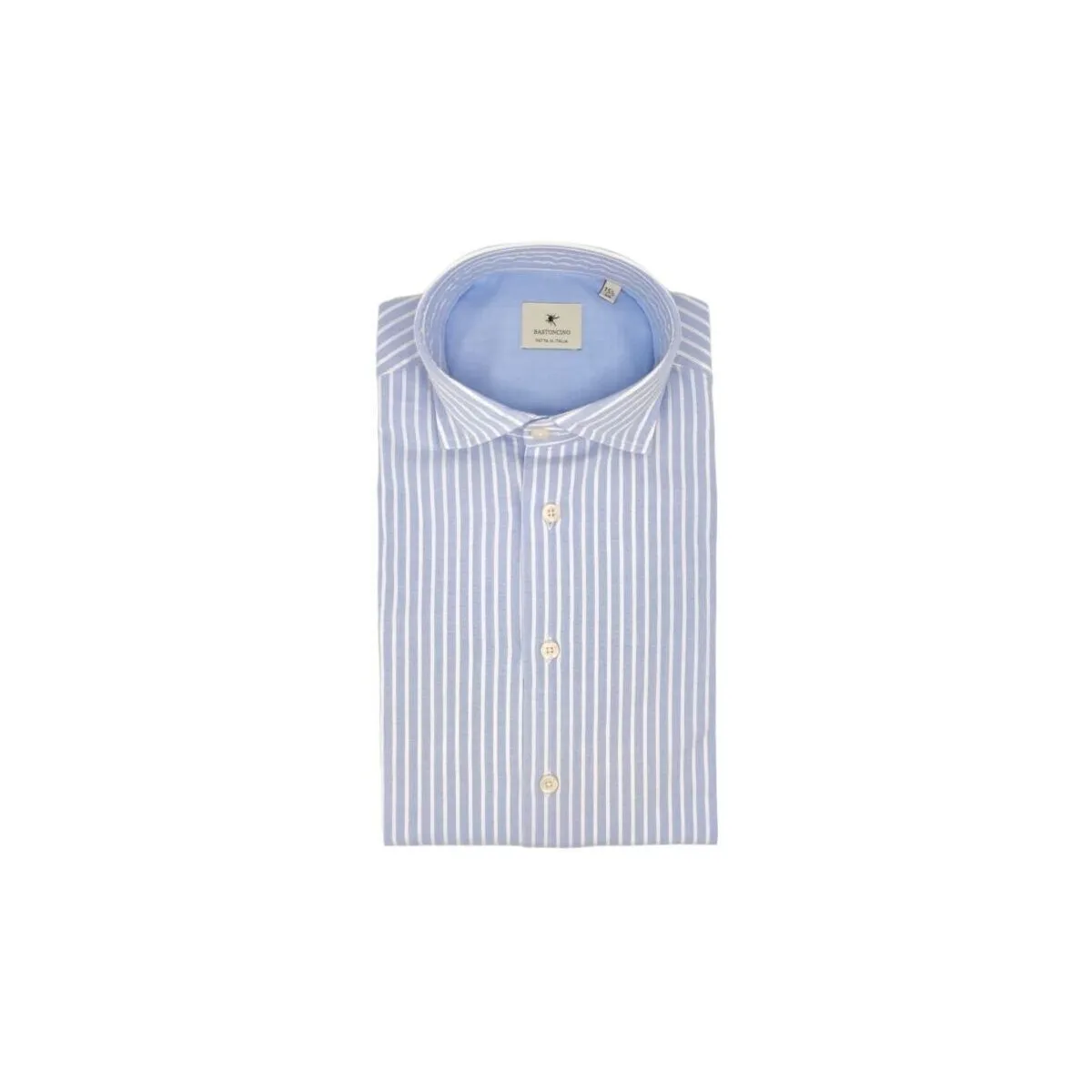 Camisa Simo Lines Hombre Light Blue