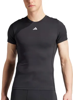 Camiseta adidas Techfit Aeroready T-Shirt Schwarz