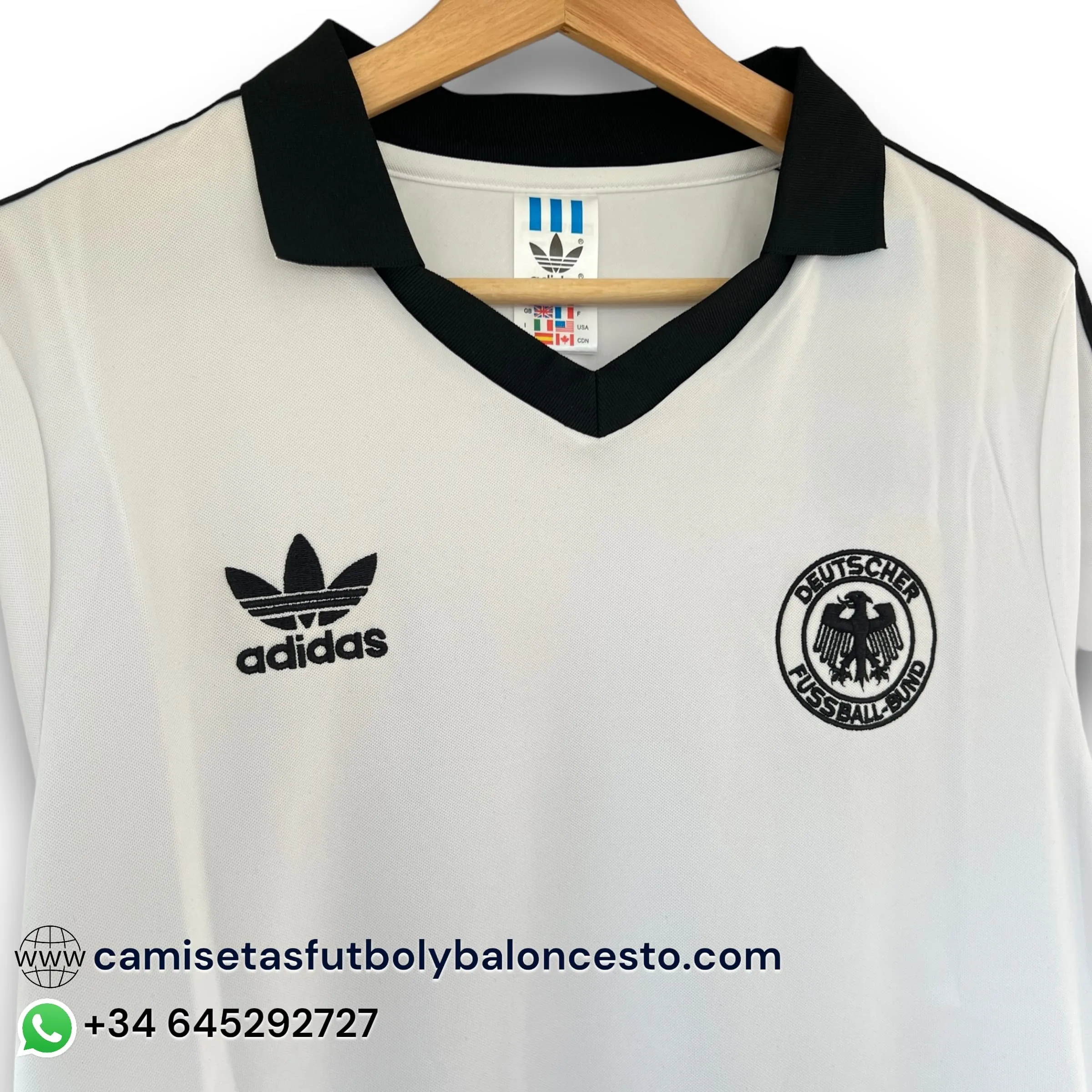 Camiseta Alemania 1980 Local