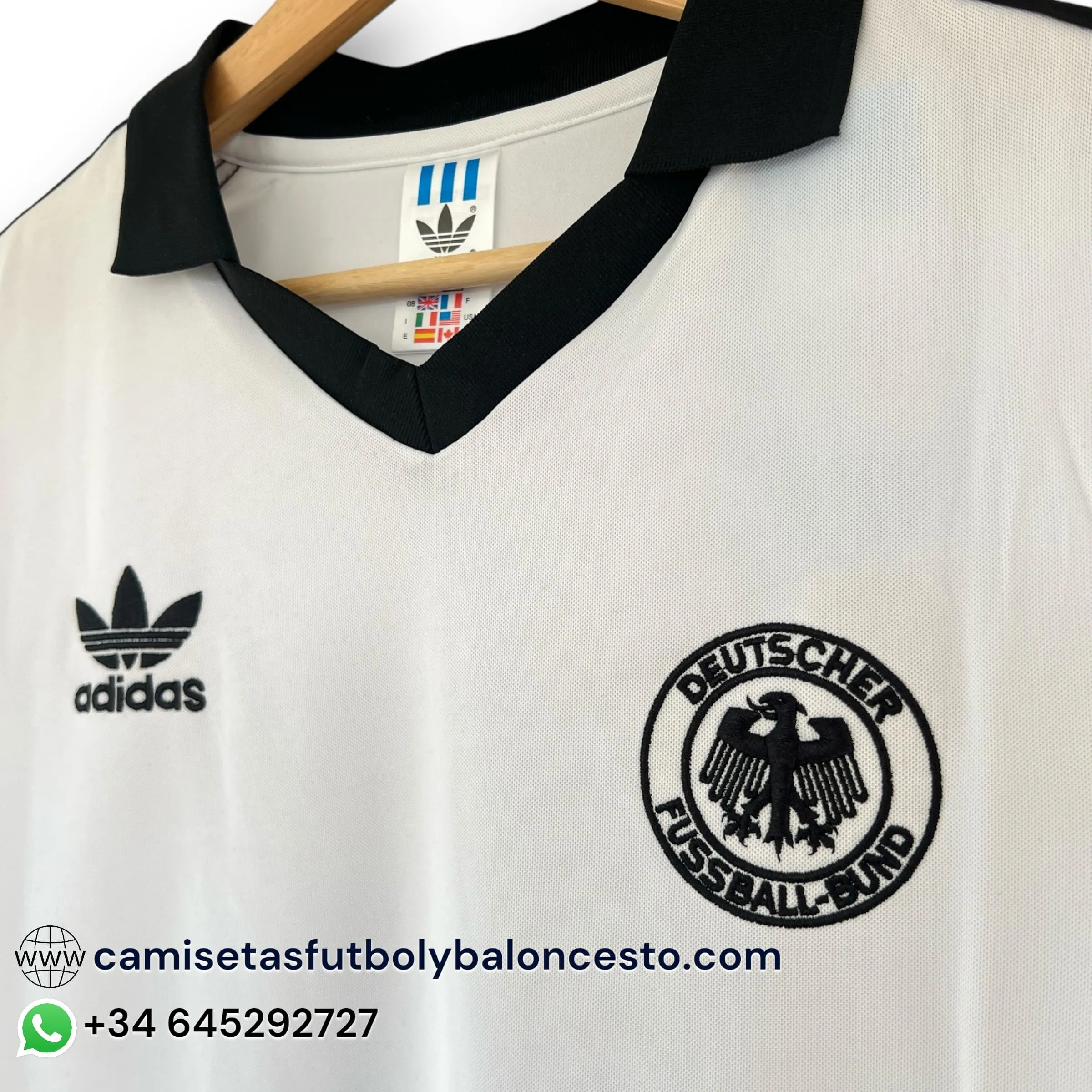 Camiseta Alemania 1980 Local