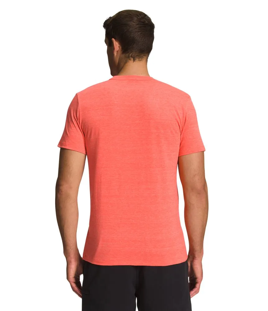 Camiseta Half Dome Tri-Blend Tee Manga Corta Naranja Hombre