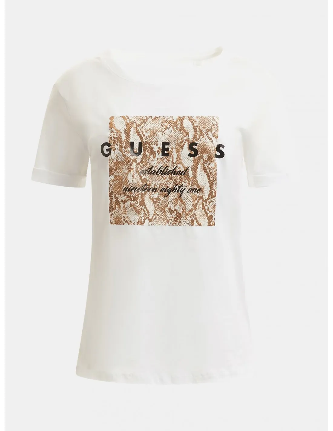 Camiseta Phyton con estampado animal de Guess