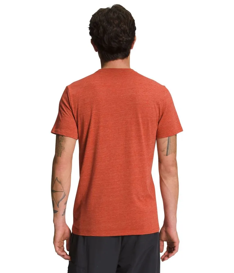 Camiseta S/S Half Dome Tri-Blend Tee  Naranja Hombre The North Face