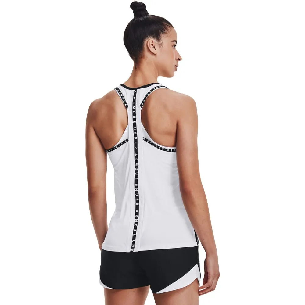 CAMISETA UNDER ARMOUR KNOCKOUT TANK BLANCO 1351596-100