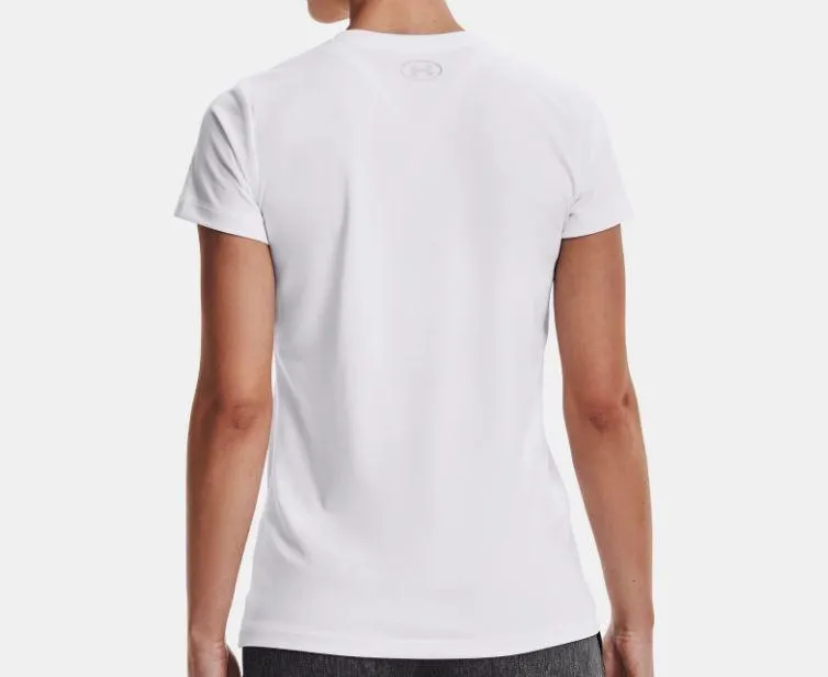 Camiseta Under Armour TECH SS V Mujer Blanca