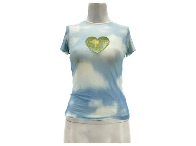 Camisetas MOSCHINO.fr 38 Viscosa Azul 