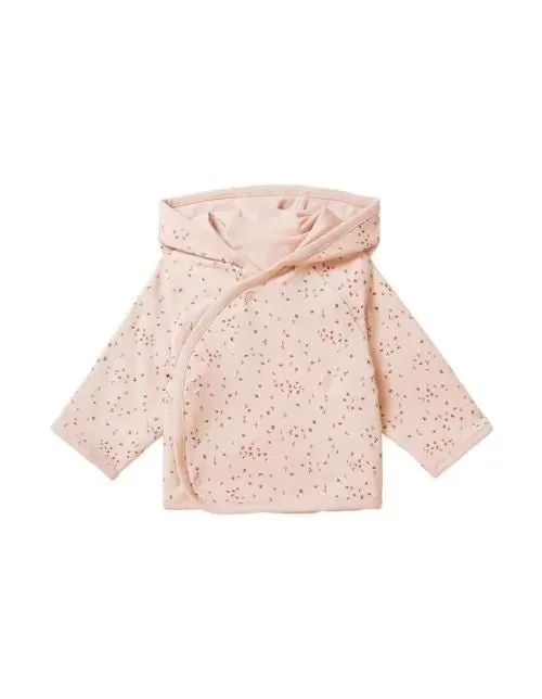 Cardigan Reversible Naper estampado Rosa Smoke