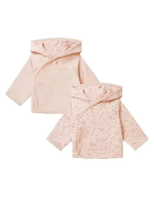 Cardigan Reversible Naper estampado Rosa Smoke