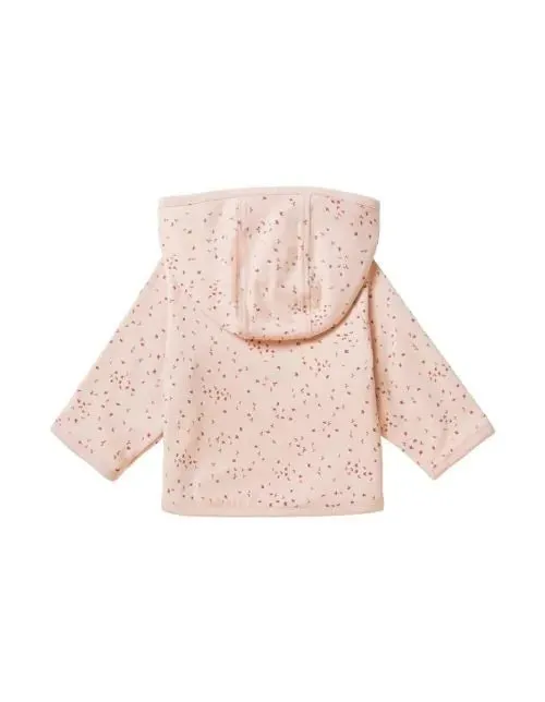 Cardigan Reversible Naper estampado Rosa Smoke