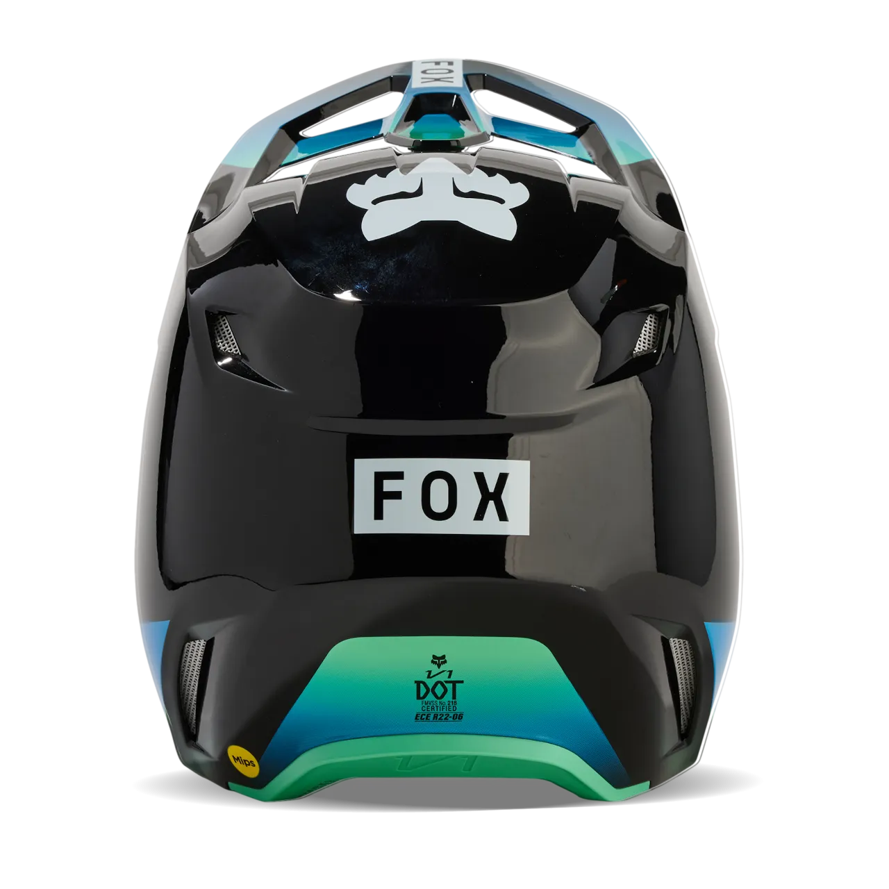 Casco de Cross FOX V1 Ballast Negro-Azul