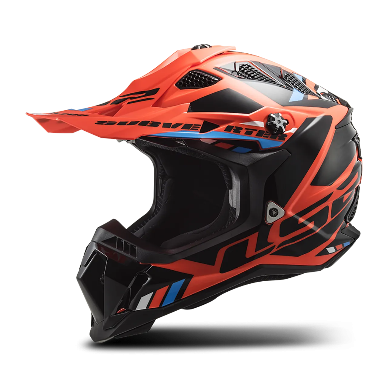 Casco de Cross LS2 MX700 SUBVERTER Stomp Flo-Naranja-Negro