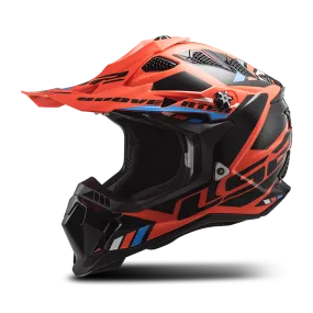 Casco de Cross LS2 MX700 SUBVERTER Stomp Flo-Naranja-Negro