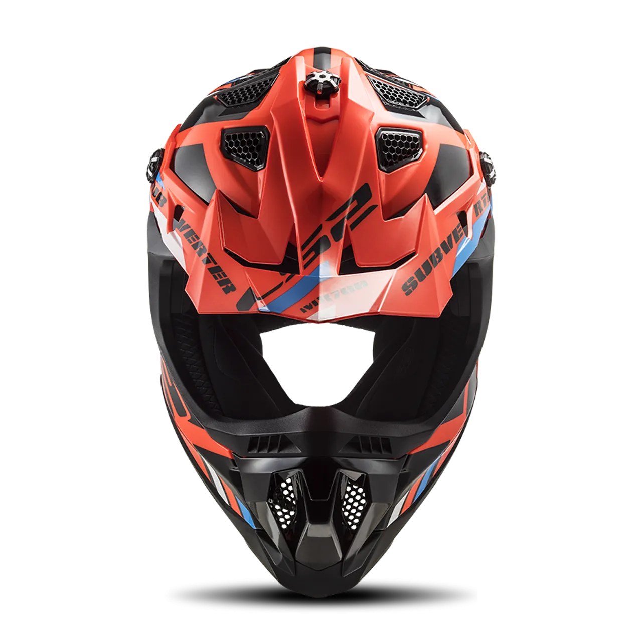 Casco de Cross LS2 MX700 SUBVERTER Stomp Flo-Naranja-Negro