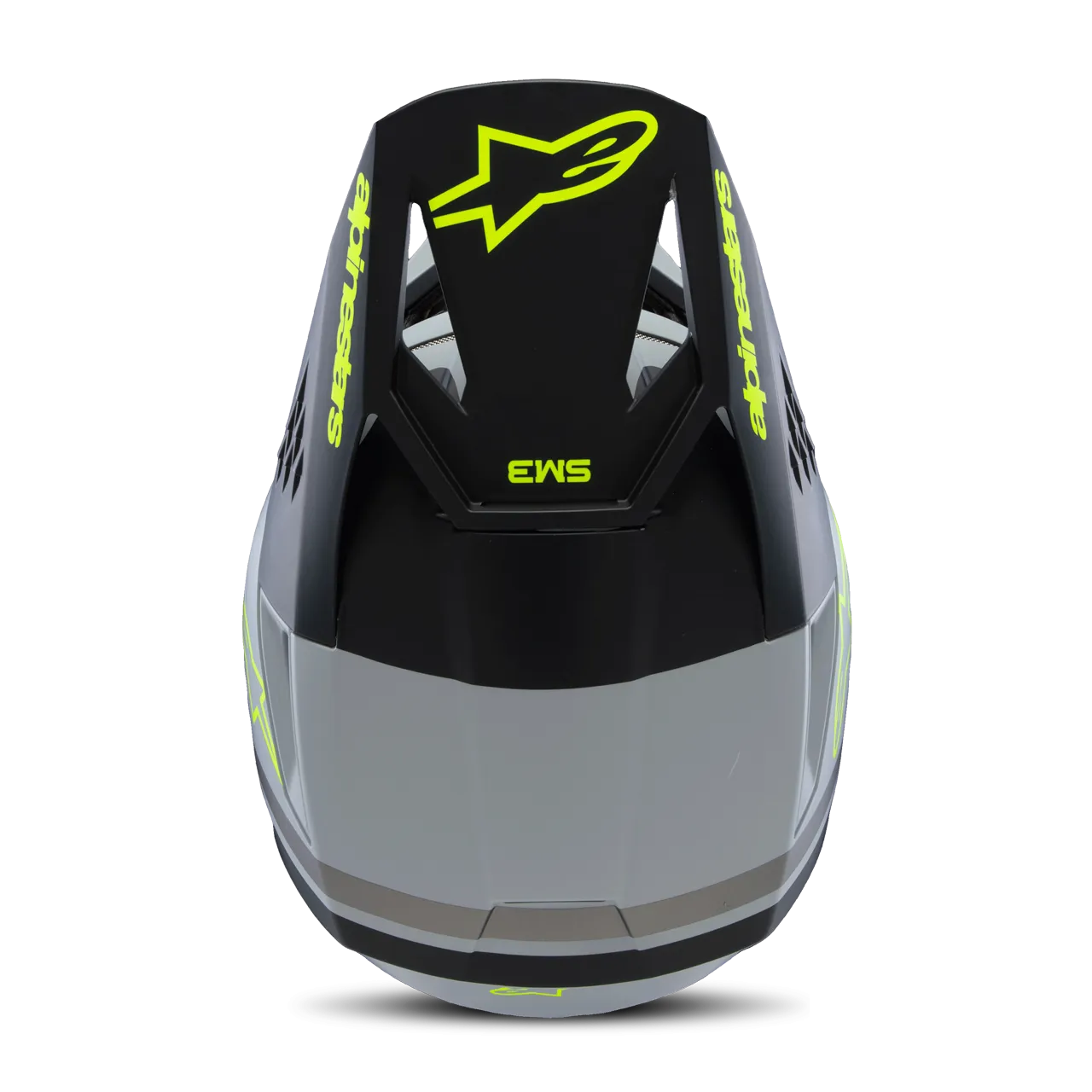 Casco de Cross Niño Alpinestars SM3 Radium ECE06 Verde-Negro–Amarillo Flúor 