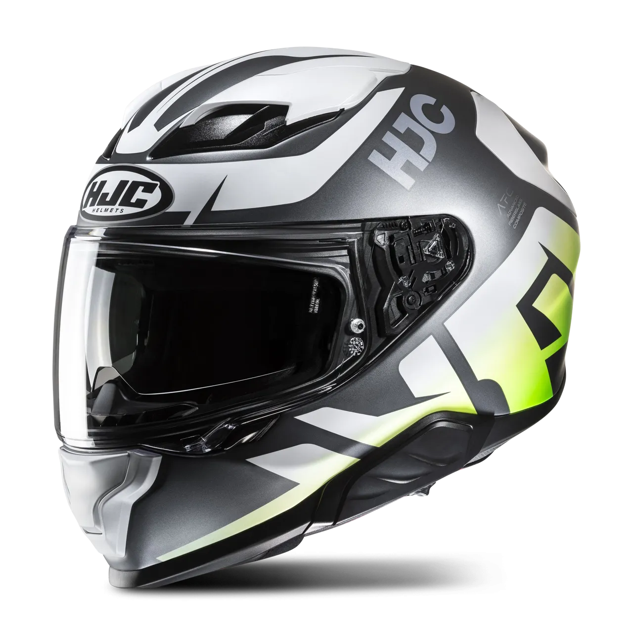 Casco Integral HJC F71 Bard MC4HSF Gris-Blanco-Verde