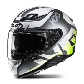 Casco Integral HJC F71 Bard MC4HSF Gris-Blanco-Verde