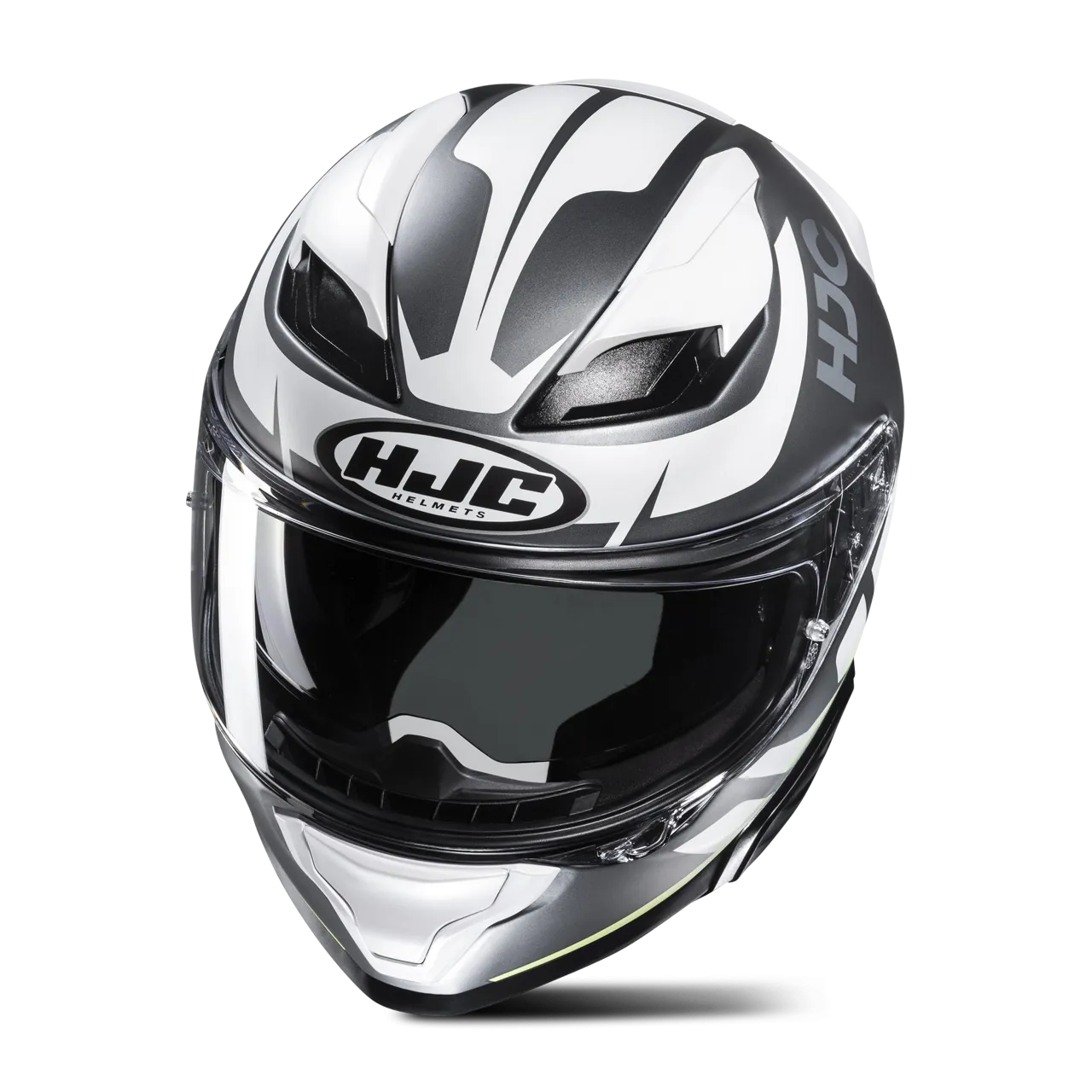 Casco Integral HJC F71 Bard MC4HSF Gris-Blanco-Verde