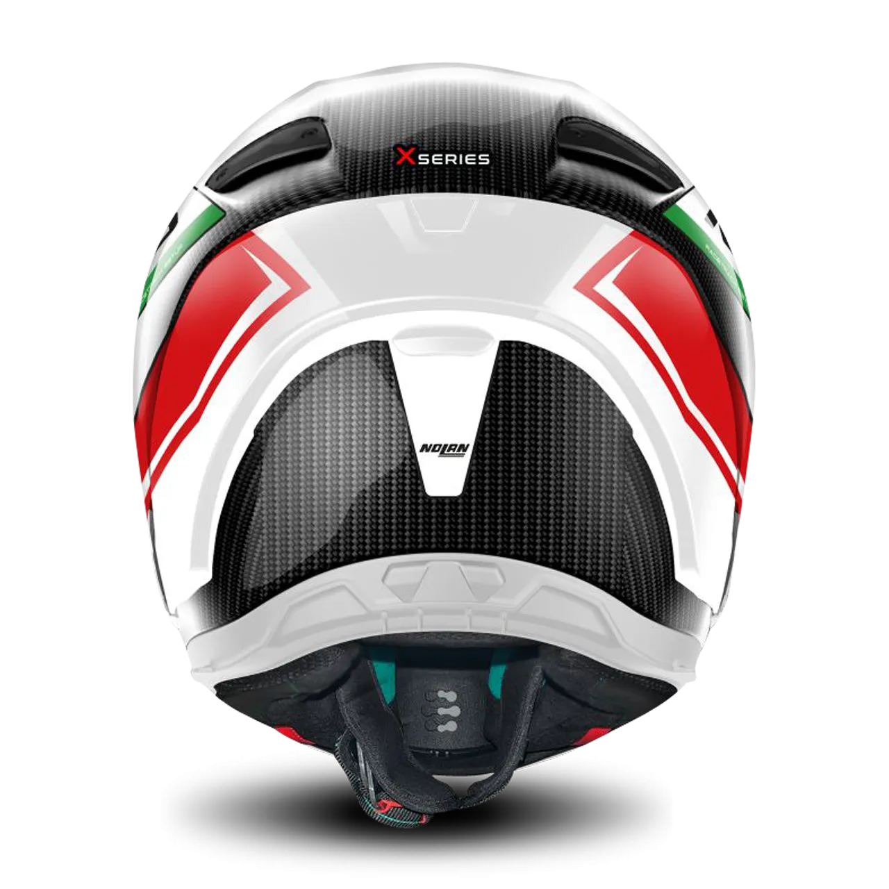 Casco Integral Nolan X-804 RS Ultra Carbon Rojo-Verde-Blanco