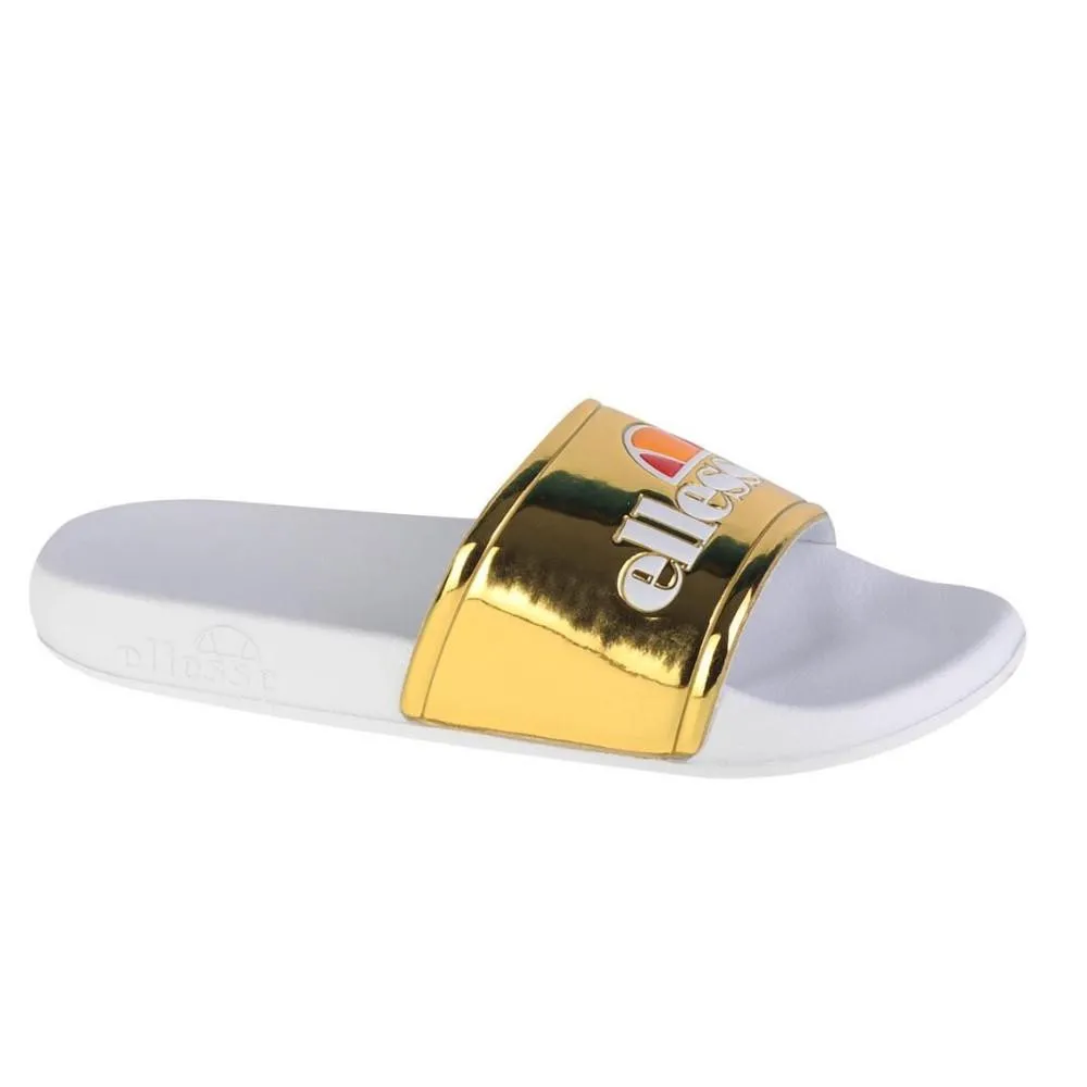 CHANCLAS ELLESSE GISELLE BLANCO DORADO FLIP FLOPS EL11W74510-03