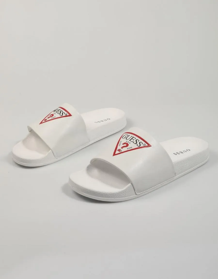  chanclas GUESS Colico en Blanco 82563