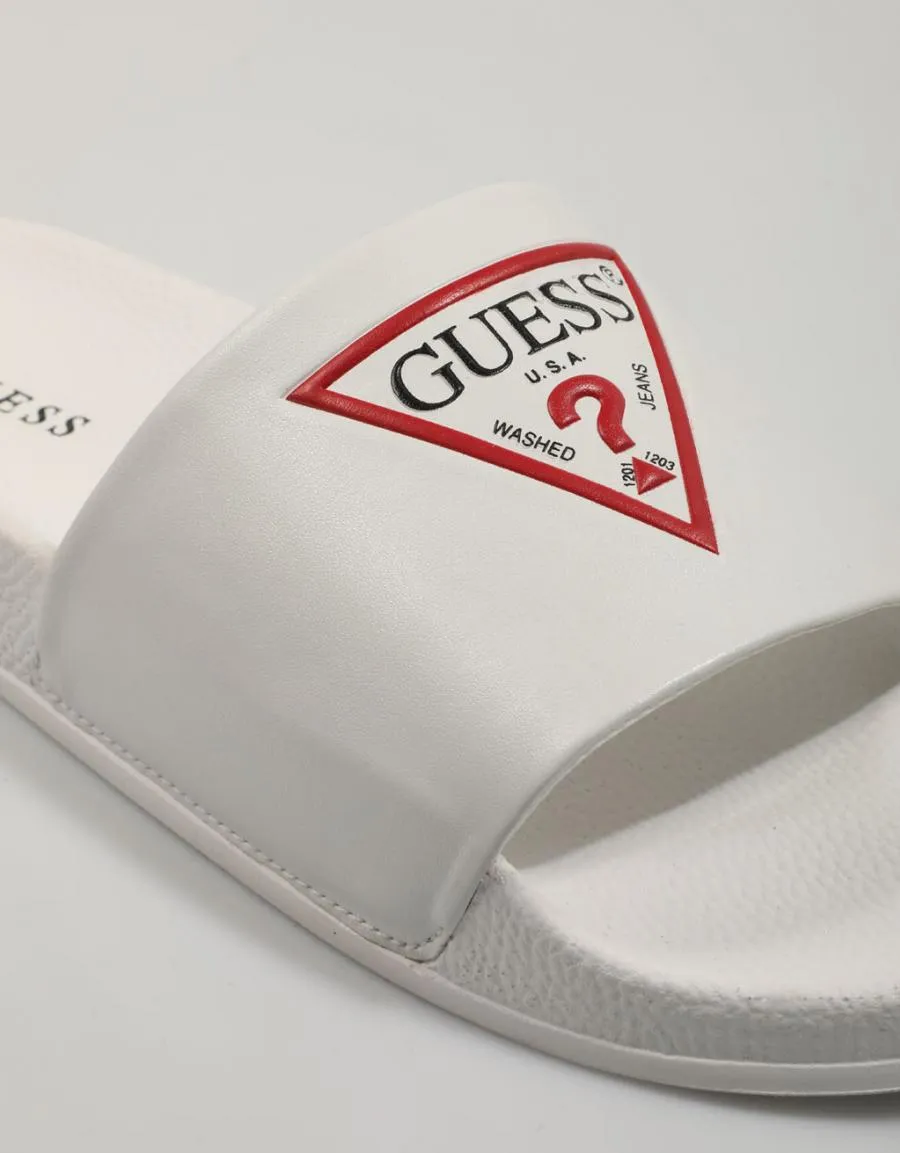  chanclas GUESS Colico en Blanco 82563