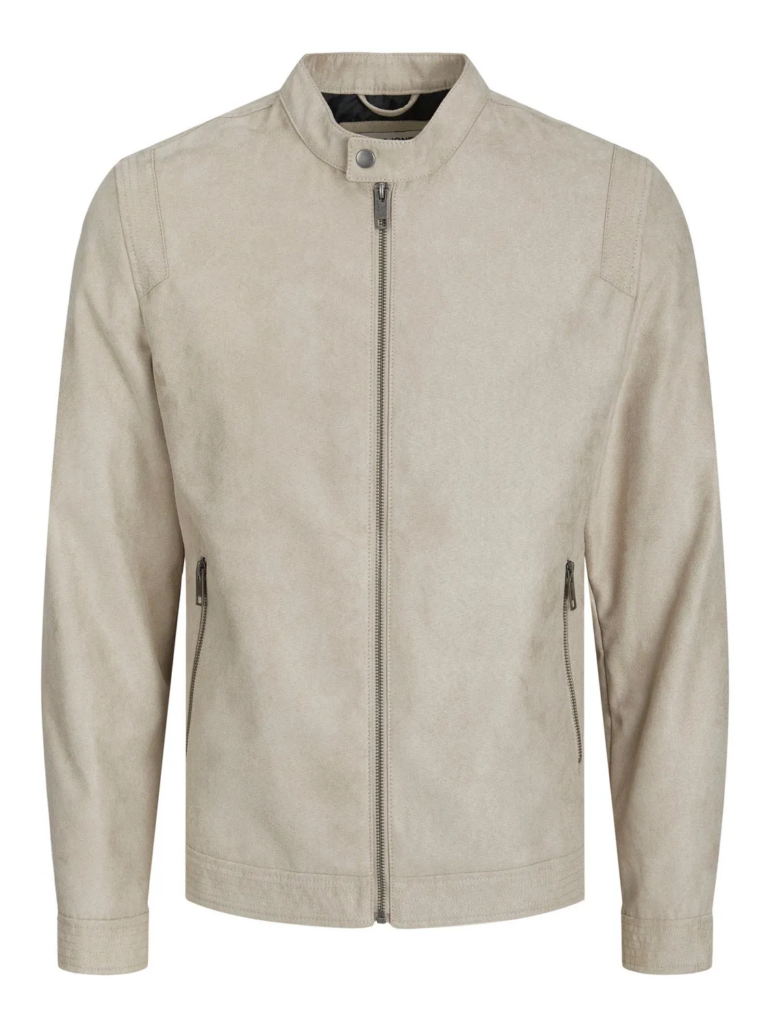 Chaqueta de cuero sintético | Beige | Jack & Jones®