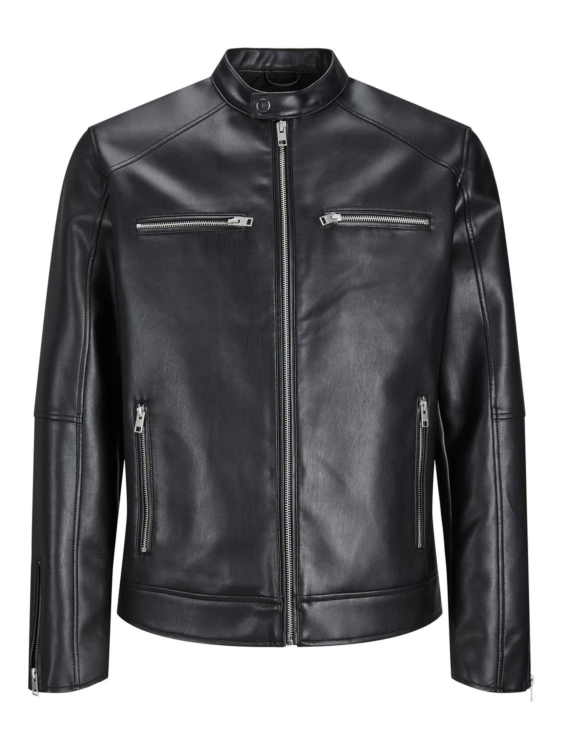 Chaqueta de cuero sintético | Negro | Jack & Jones®