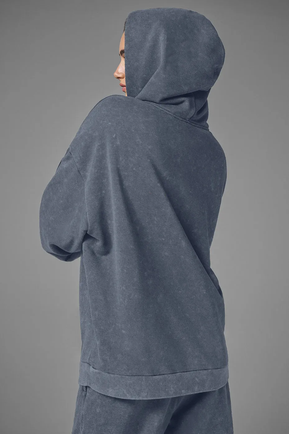 Chill Vintage Wash Hoodie - Bluestone Wash