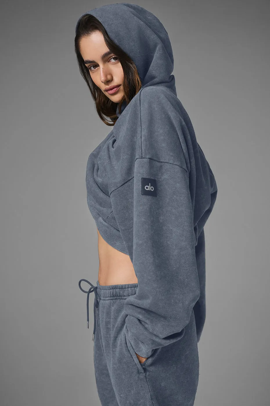 Chill Vintage Wash Hoodie - Bluestone Wash